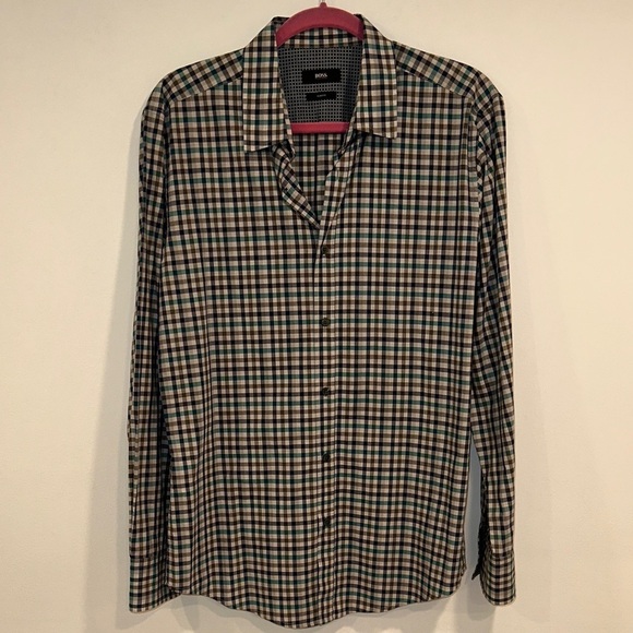 Hugo Boss Other - Hugo Boss Men's Checkered Button Down Shirt - Multicolor